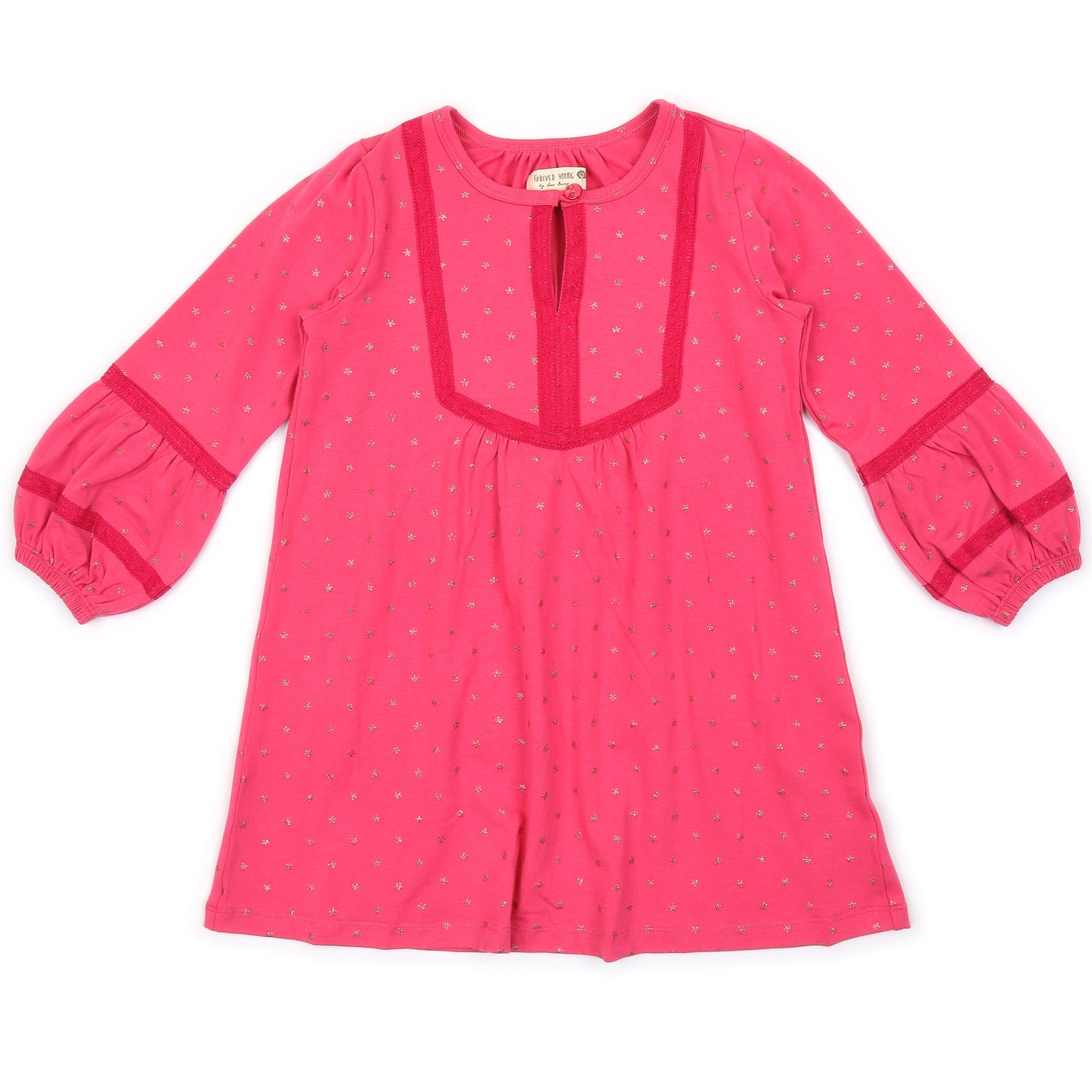 Kids Puff Sleeves Dress