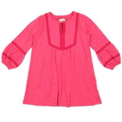 Kids Puff Sleeves Dress