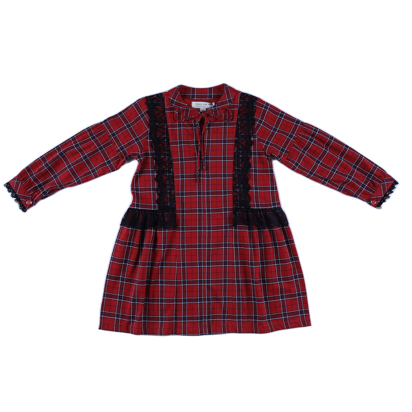 Kids Puff Sleeves Dress