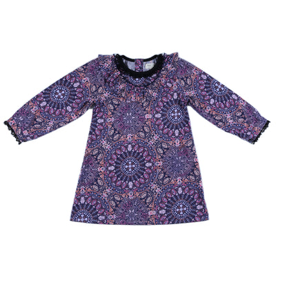 Kids Ruffle Collar Dress