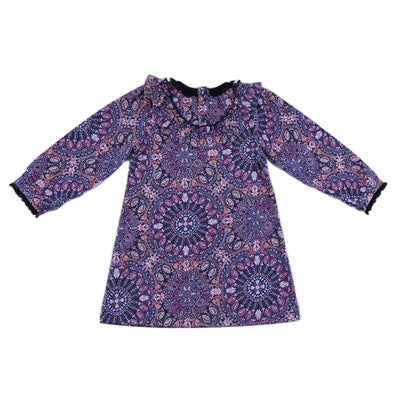 Kids Ruffle Collar Dress