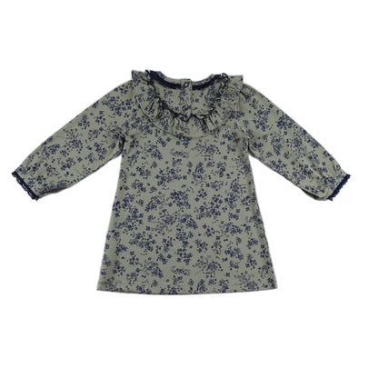 Kids Ruffle Collar Dress