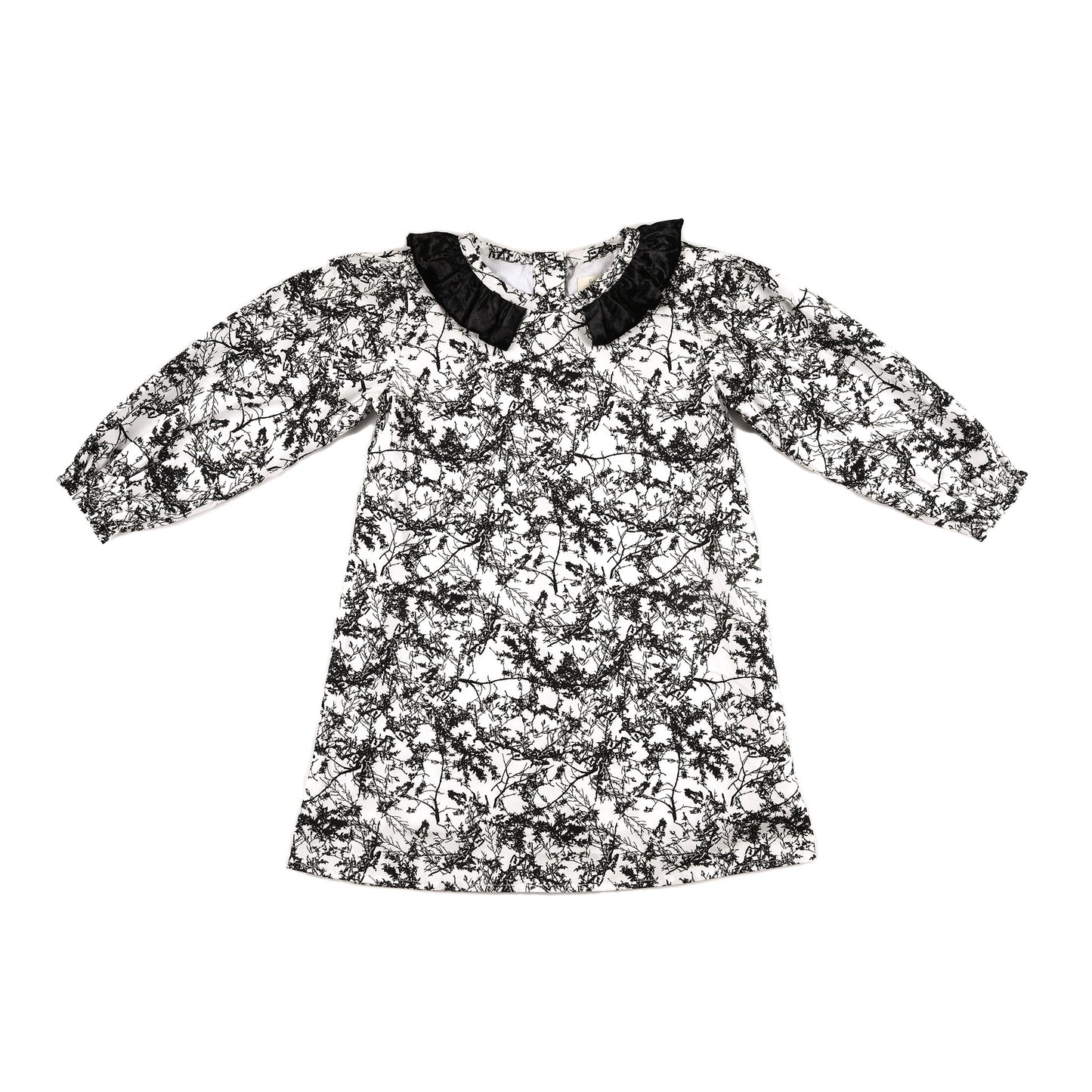 Kids Puff Sleeves Dress