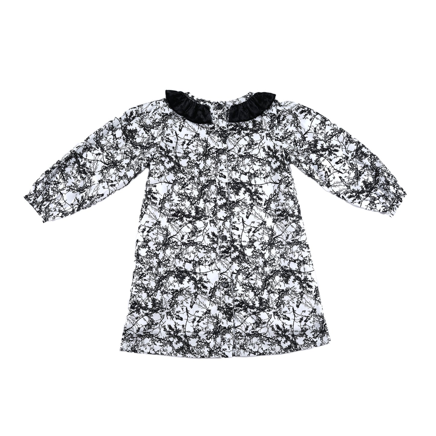 Kids Puff Sleeves Dress