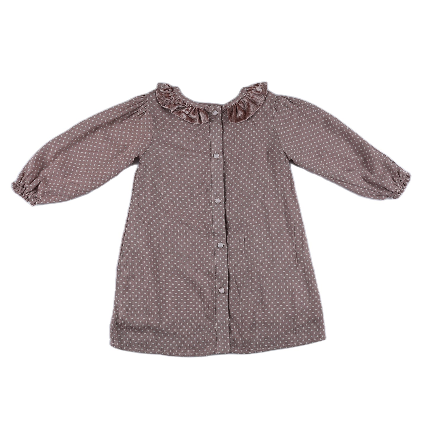 Kids Puff Sleeves Dress