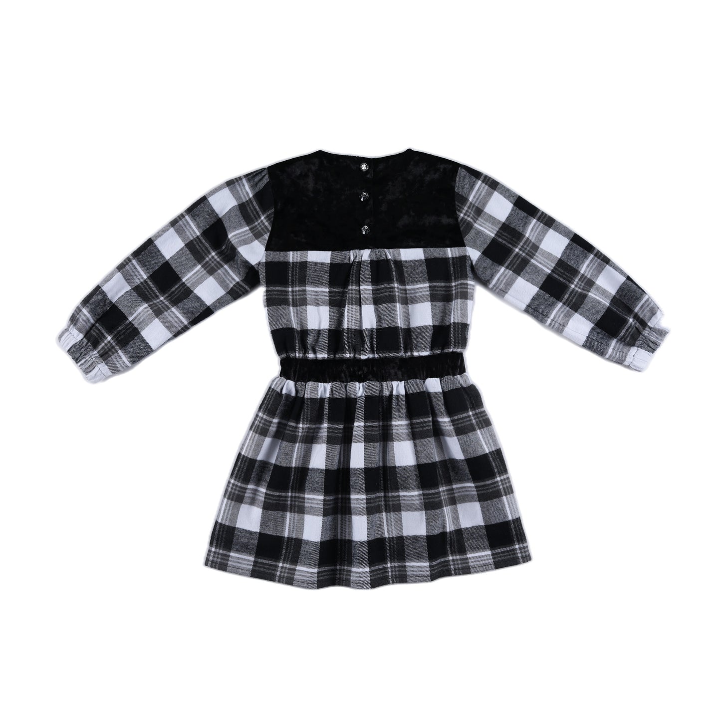 Kids Velvet Coordinated Dress