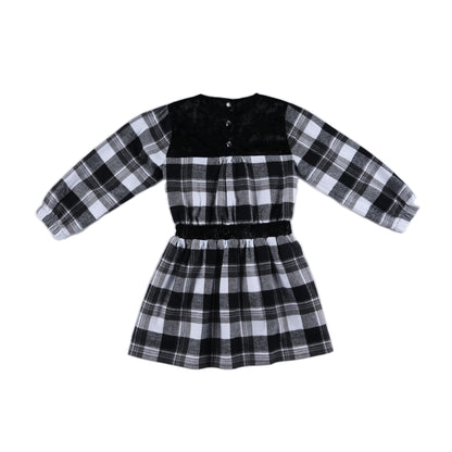Kids Velvet Coordinated Dress