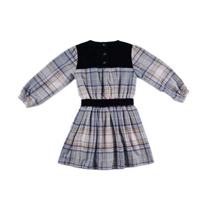 Kids Velvet Coordinated Dress