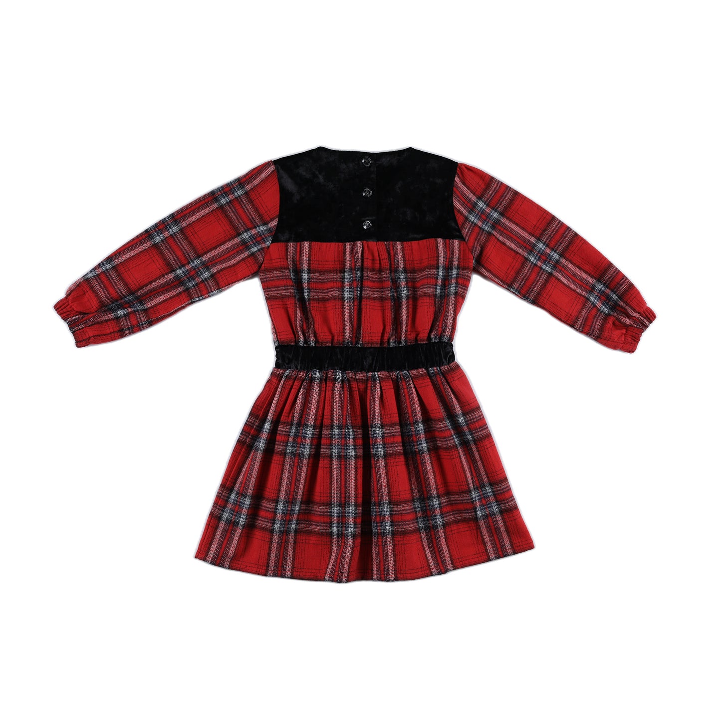 Kids Velvet Coordinated Dress