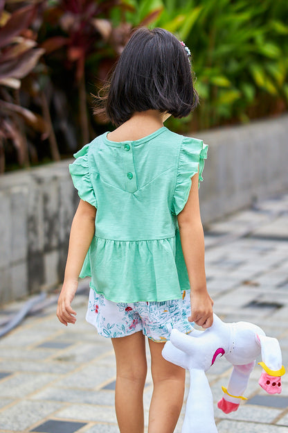 Kids Ruffle Tiered Top