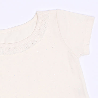 Kids Short Sleeves Crop Top