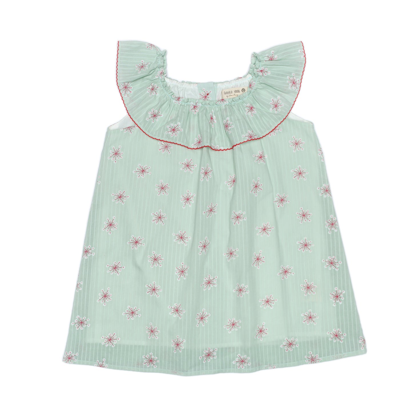 Kids Ruffle Collar Dress