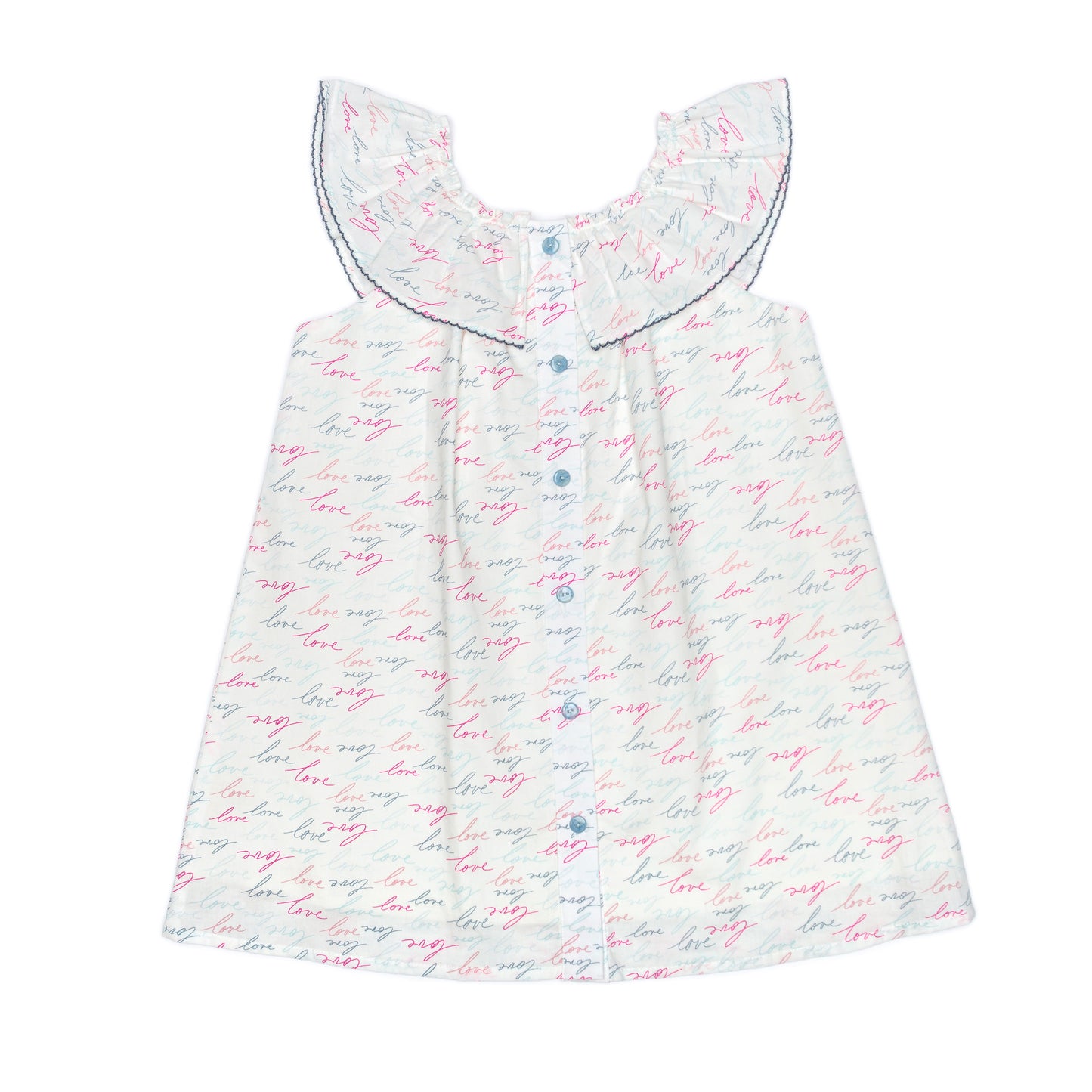 Kids Ruffle Collar Dress
