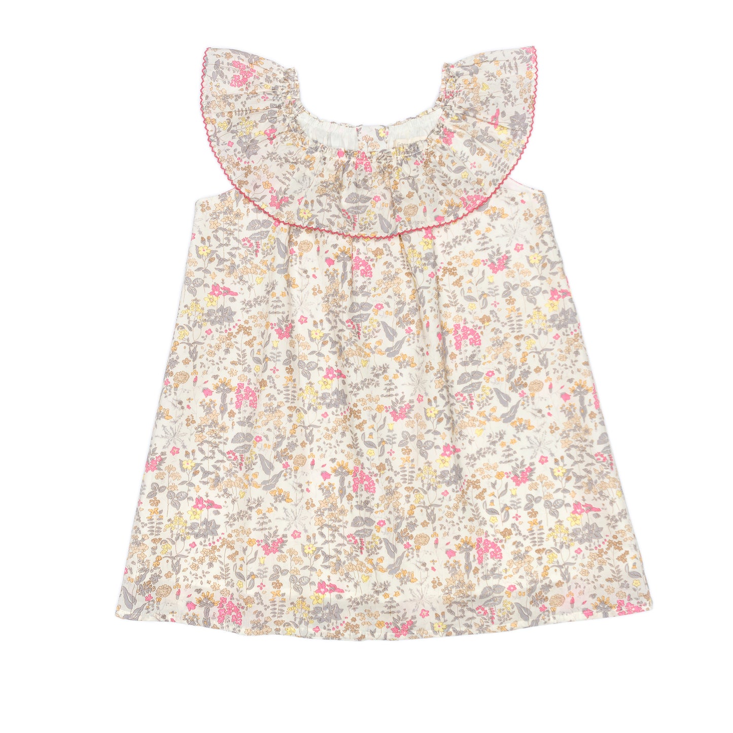 Kids Ruffle Collar Dress