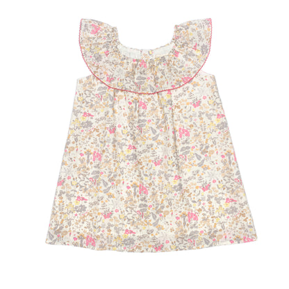 Kids Ruffle Collar Dress