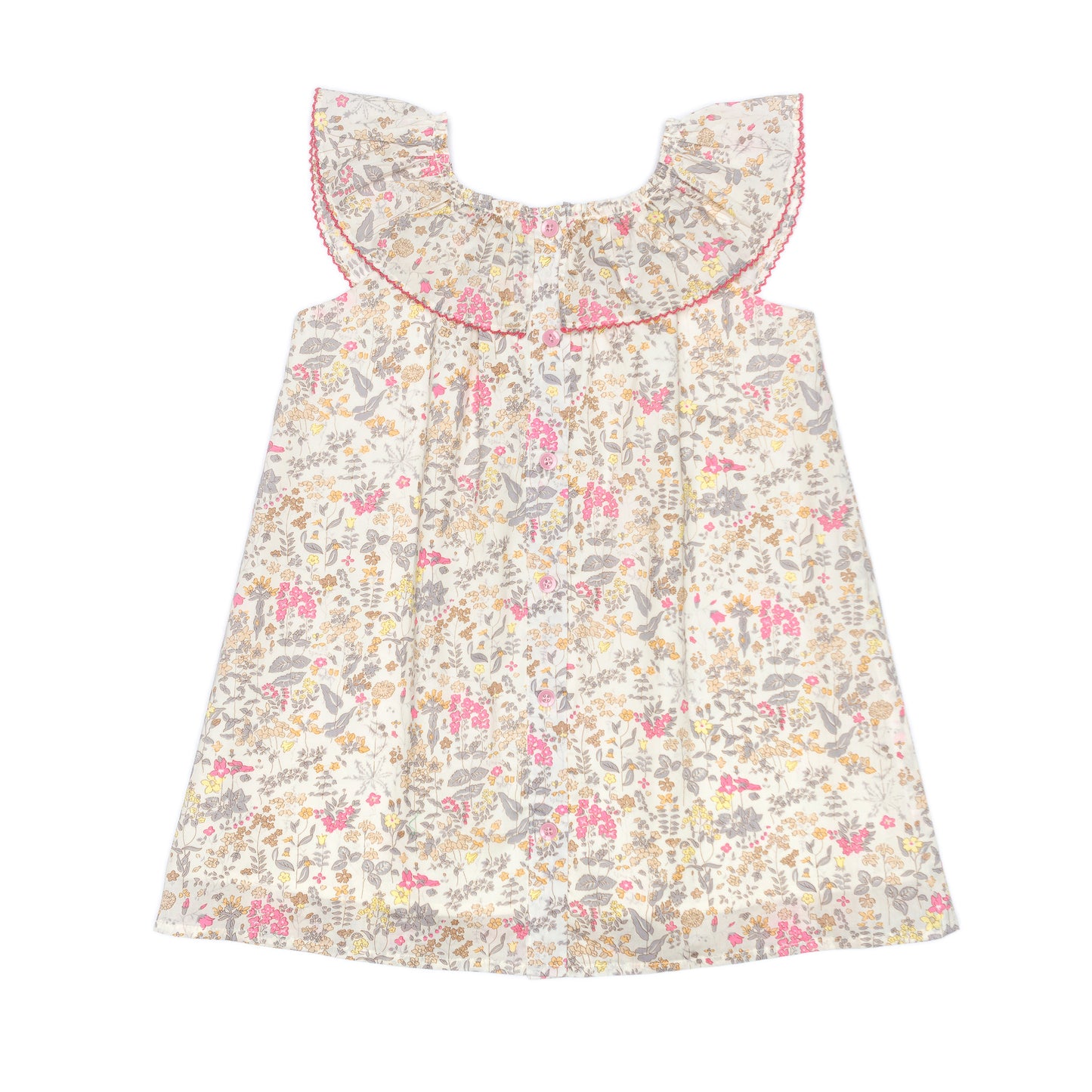 Kids Ruffle Collar Dress