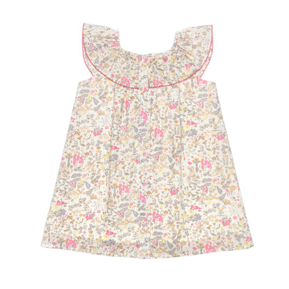Kids Ruffle Collar Dress