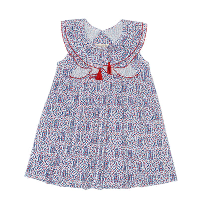 Kids Picot with Tassle Dress