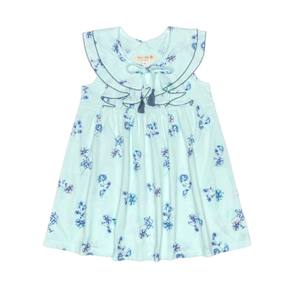 Kids Picot with Tassle Dress