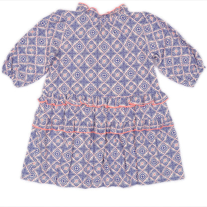 Kids Puff Sleeves Dress