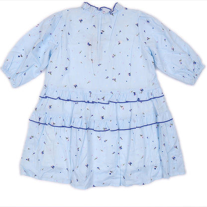 Kids Puff Sleeves Dress