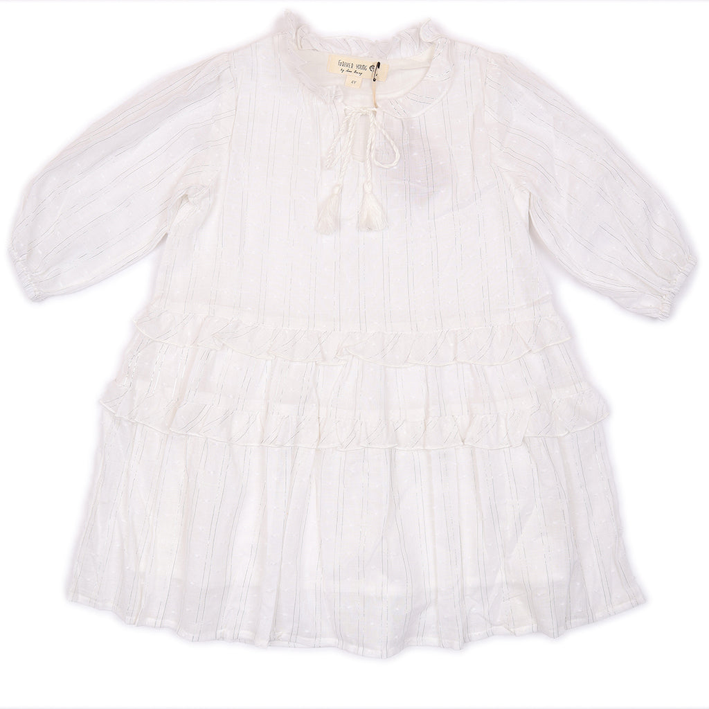 Kids Puff Sleeves Dress