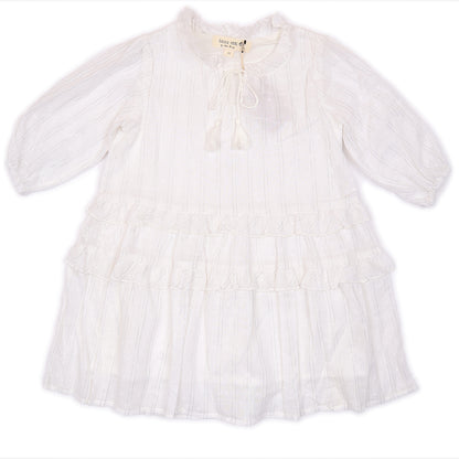 Kids Puff Sleeves Dress