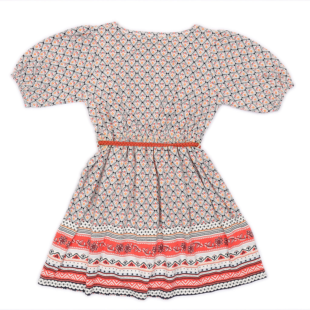 Kids Short Sleeves Dress