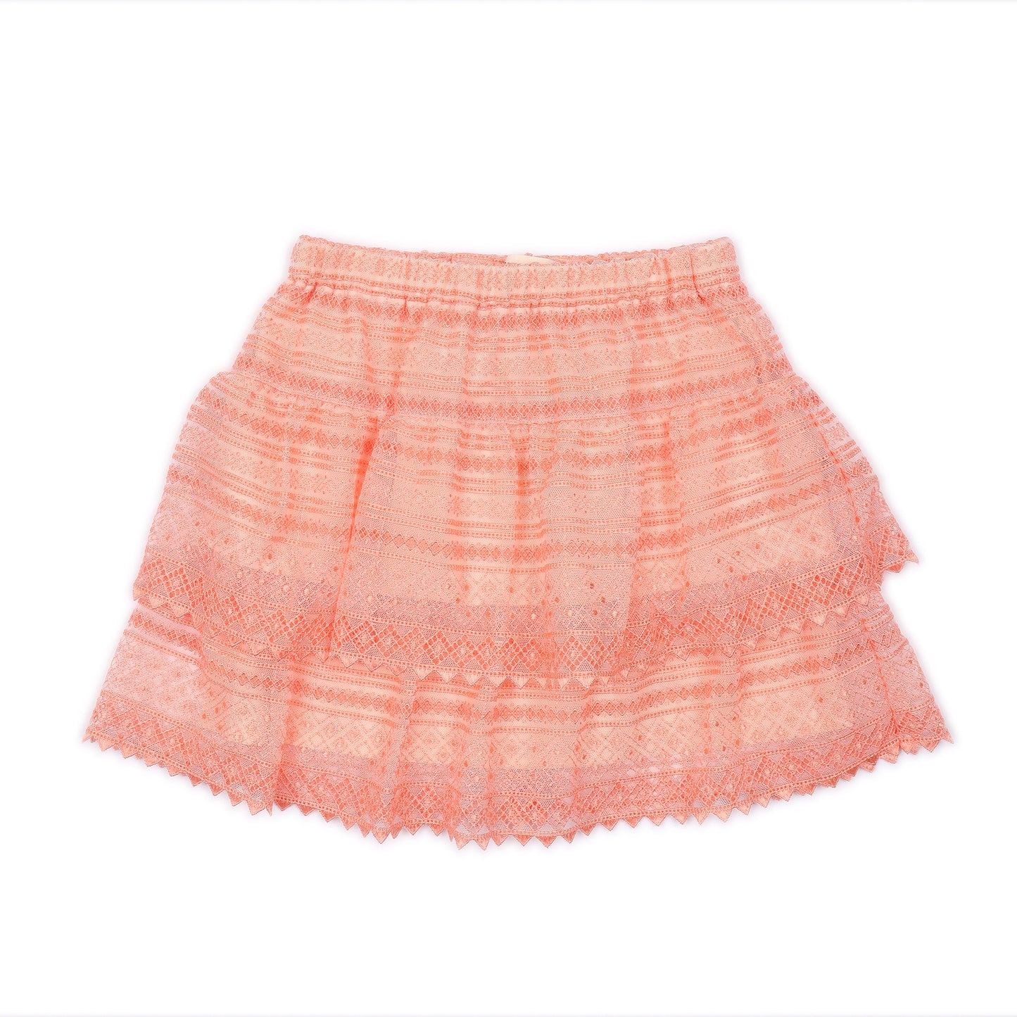 Kids Mesh Tiered Skirt