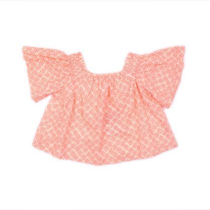 Kids short Sleeves Crop Top