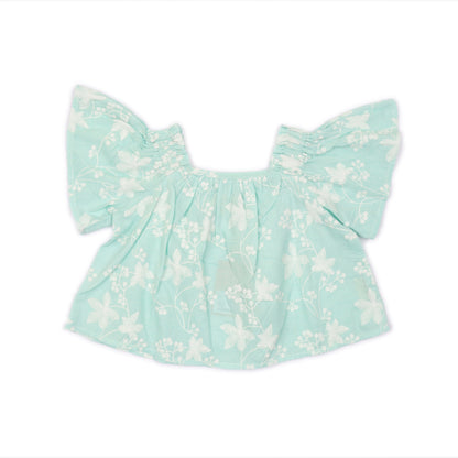Kids short Sleeves Crop Top