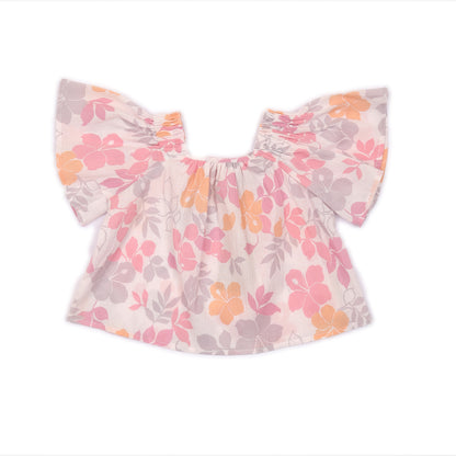 Kids short Sleeves Crop Top