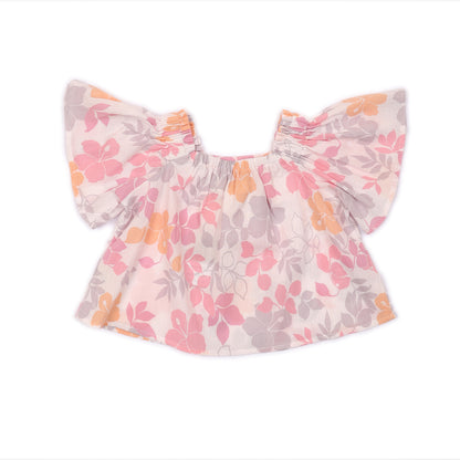 Kids short Sleeves Crop Top