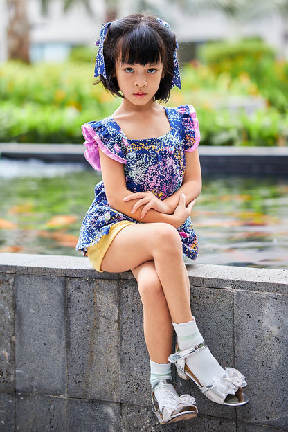 Kids Dual Layers Armhole Top