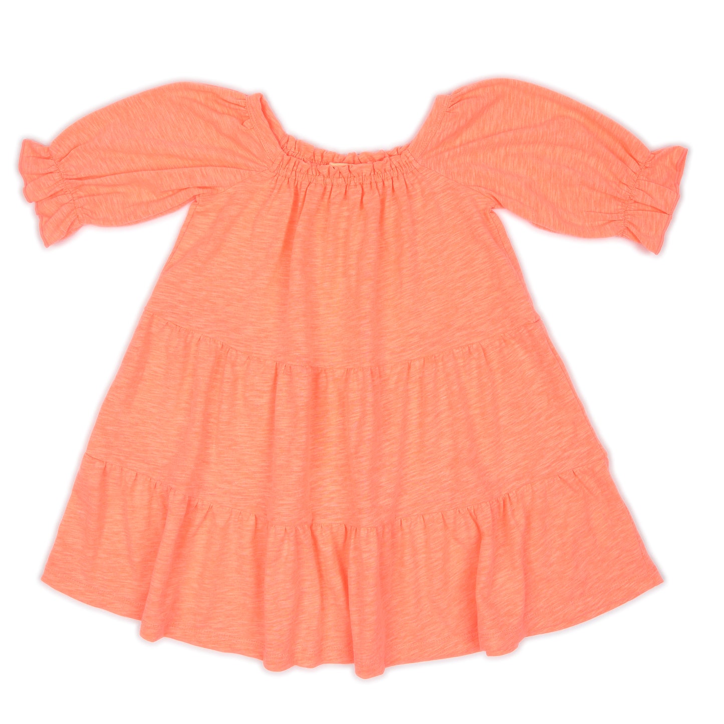 Kids Shirring Collar Dress