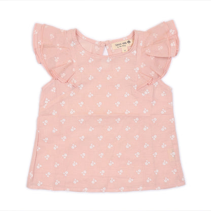 Kids Flutter Sleeves Top