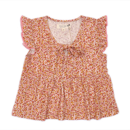 Kids Bow Wrap Top