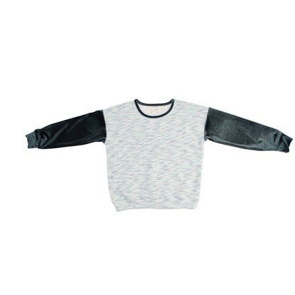 Kids Velvet Sleeves Top