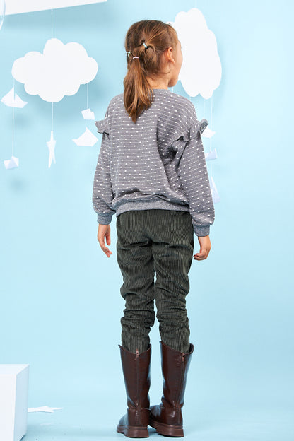 Kids Ruffle Sleeve Top