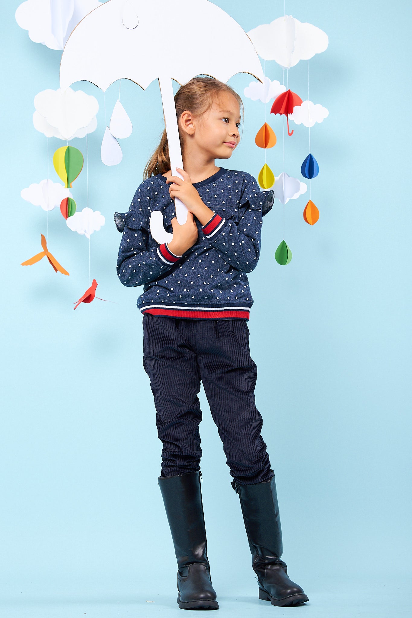 Kids Ruffle Sleeve Top